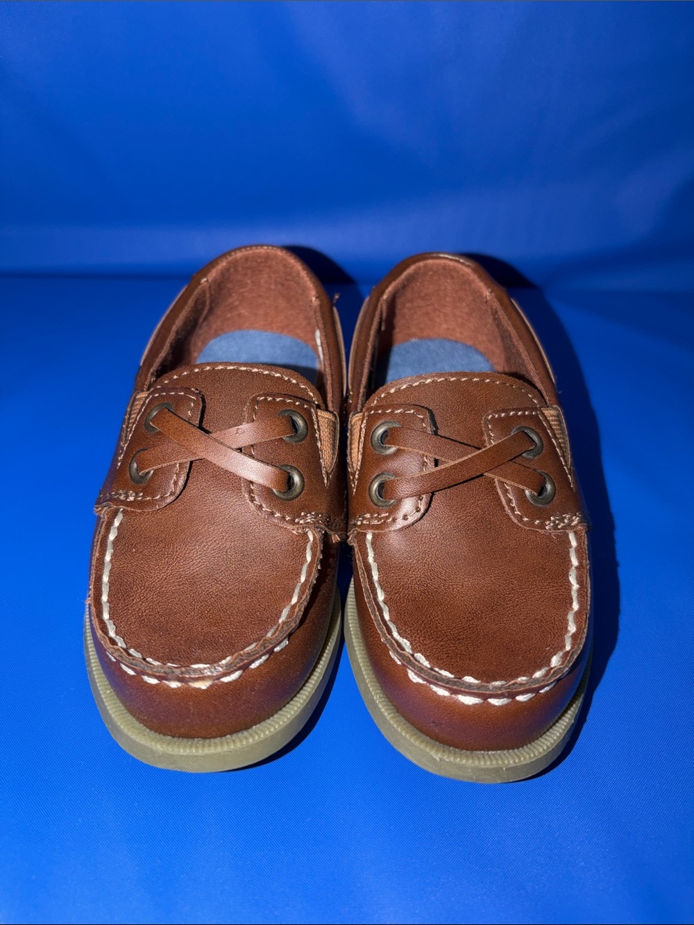 Carter's Brown Leather-Style Kids Moccasins